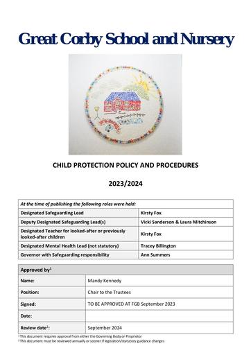 Child Protection Policy 2023 2024