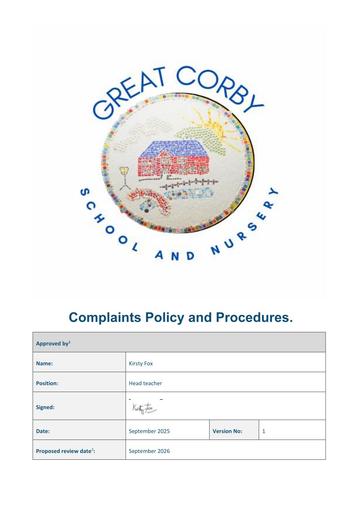 Complaints Policy